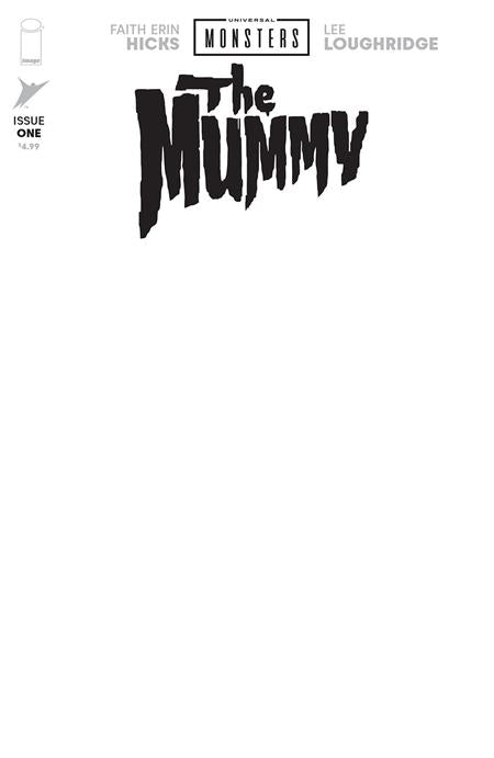 Universal Monsters The Mummy #1 (OF 4) Blank Sketch Cover