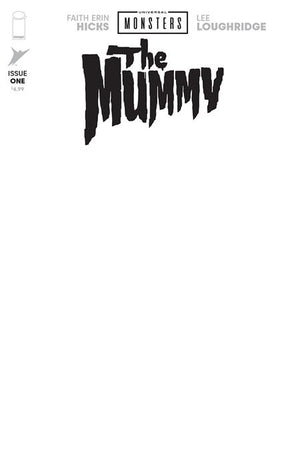 Universal Monsters The Mummy #1 (OF 4) Blank Sketch Cover