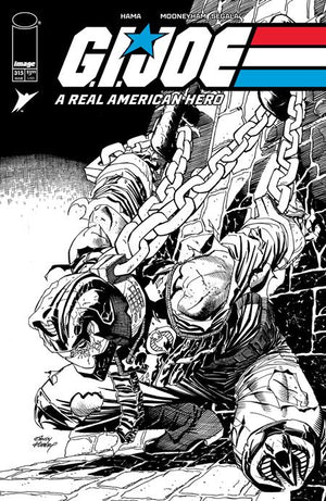 Gi Joe A Real American Hero #315 Andy Kubert B&W Cover