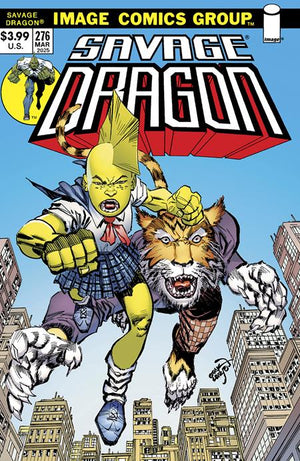 Savage Dragon #276 Erik Larsen 70s Trade Dress Cover