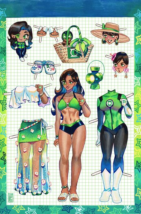 Green Lantern Corps #6 Rian Gonzales  Card Stock Cover