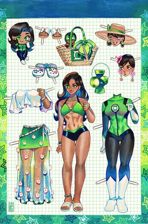 Green Lantern Corps #6 Rian Gonzales  Card Stock Cover