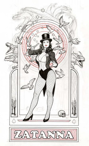 Zatanna #6 (OF 6) Frank Cho  Card Stock Cover
