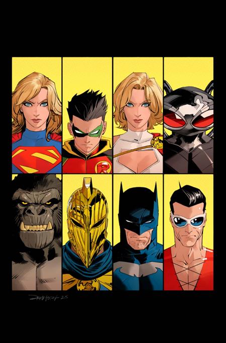 Dc K.O. #1 (OF 4) Dan Mora Bracket Card Stock Cover