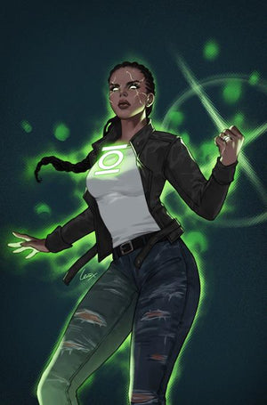 Absolute Green Lantern #7 Lesley Leirix Li Card Stock Cover
