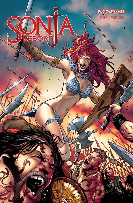 Sonja Reborn #3 Greg Land Cover