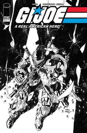 Gi Joe A Real American Hero #321 Andy Kubert B&W Cover