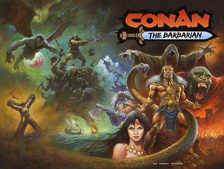 Conan The Barbarian #25 Alex Horley Wraparound Card Stock Cover