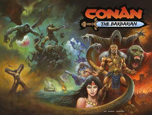 Conan The Barbarian #25 Alex Horley Wraparound Card Stock Cover