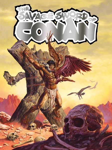 Savage Sword Of Conan #8 Sdcc Exclusive Joe Jusko Foil Trade Variant  Limited To 700 Copies Allocations May Occur.