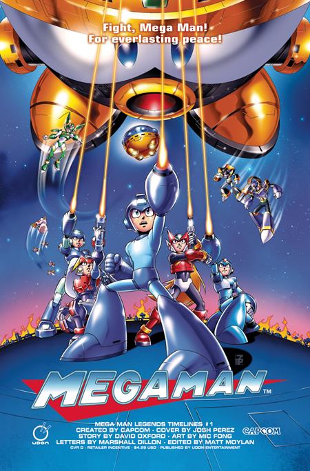 Mega Man Legends Timelines #1 (ONE Shot) 1:5 Josh Perez Variant