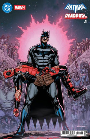 Dc Marvel Batman Deadpool #1 (ONE Shot) Ryan Sook Crisis On Infinite Earths 7 Homage Card Stock Cover
