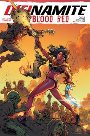 Die!Namite Blood Red #2 Roberto Meli Cover