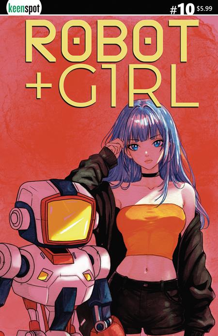 Robot + Girl #10 Courtney Costello Cover