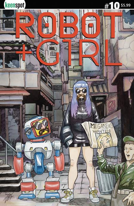 Robot + Girl #10 Joe Williamson Cover