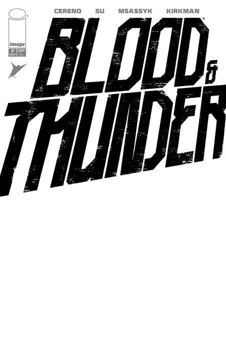 Blood & Thunder #7 Blank Sketch Cover