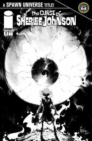 Spawn The Curse Of Sherlee Johnson #4 Jonathan Glapion B&W Cover