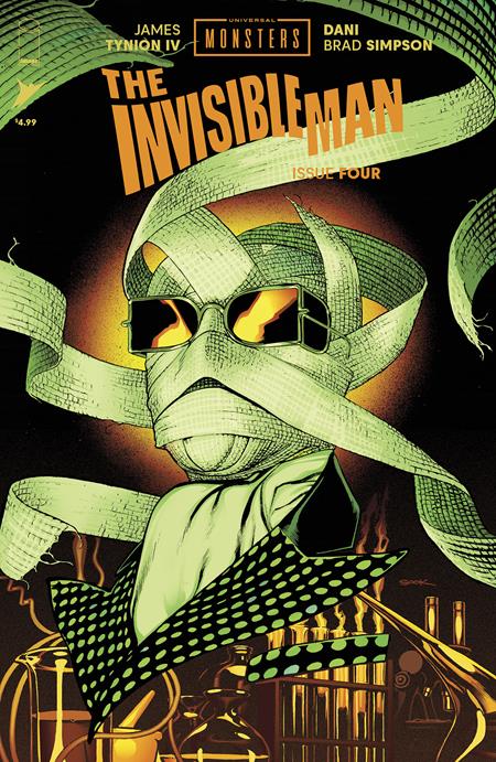 Universal Monsters The Invisible Man #4 (OF 4) Ryan Sook Cover