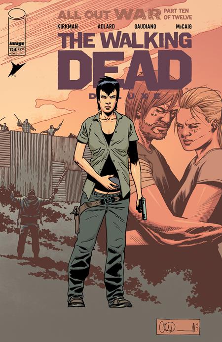 Walking Dead Deluxe #124 Charlie Adlard & Dave Mccaig Cover