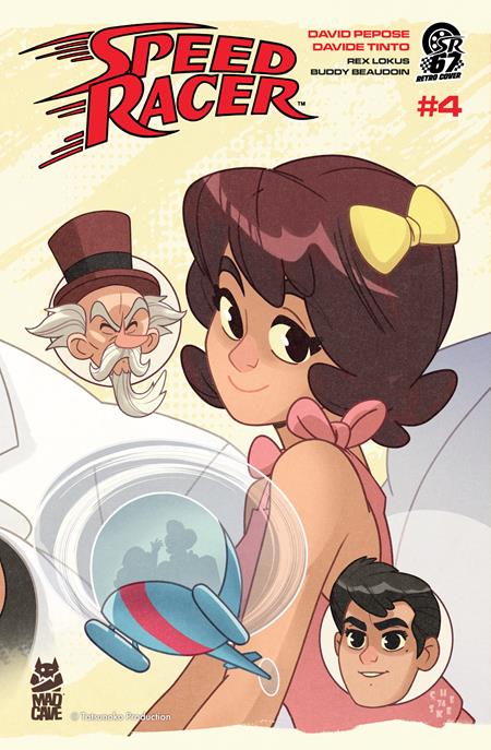 Speed Racer #4 Sean Galloway Retro Manga Cover