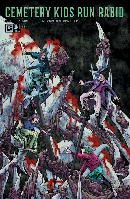 Cemetery Kids Run Rabid #4 (OF 4) Jenna Cha Cover