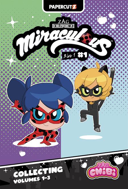 Miraculous Ladybug Chibi 3 In 1 Volume 01