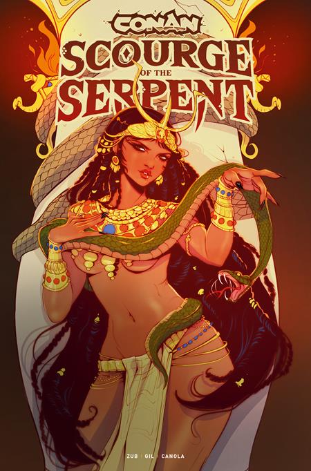 Conan The Barbarian Scourge Of The Serpent #3 (OF 4) Ashleigh Izienicki Cover
