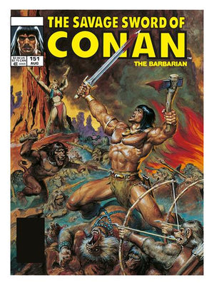 Savage Sword Of Conan The Original Comics Omnibus  Hc Volume 11 Direct Market Edition Doug Beekman Cover
