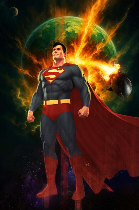 Superman Unlimited #8  Ariel Olivetti  Card Stock Cover