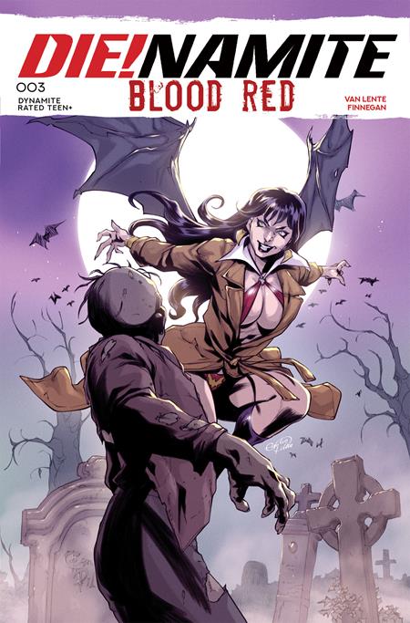 Die!Namite Blood Red #3  Emilio Pilliu Cover