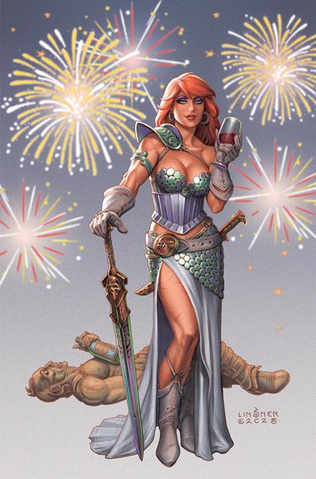 Red Sonja New Years Special 2025 #1 (ONE Shot)  1:10 Joseph Michael Linsner Virgin Variant