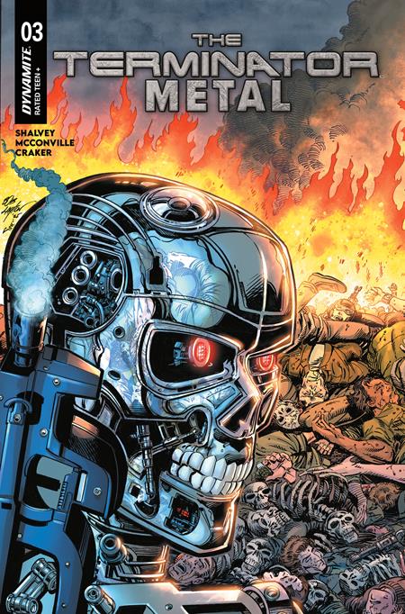 Terminator Metal #3  Bob Layton Cover