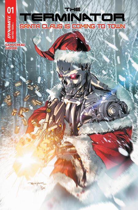 Terminator Santa Claus Is Coming To Town #1 (ONE Shot)  Reese Hannigan Cover