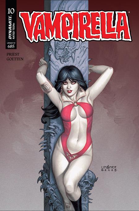 Vampirella #10  Joseph Michael Linsner Cover