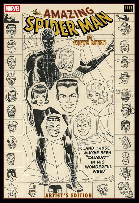 Amazing Spider Man By Steve Ditko Artists Edition Hc Direct Market Exclusive Web Cover