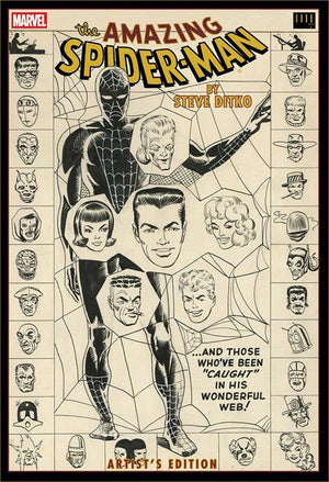 Amazing Spider Man By Steve Ditko Artists Edition Hc Direct Market Exclusive Web Cover