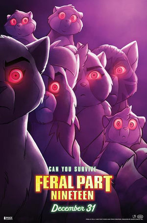 Feral #19  Tony Fleecs & Trish Forstner Movie Poster Homage Cover