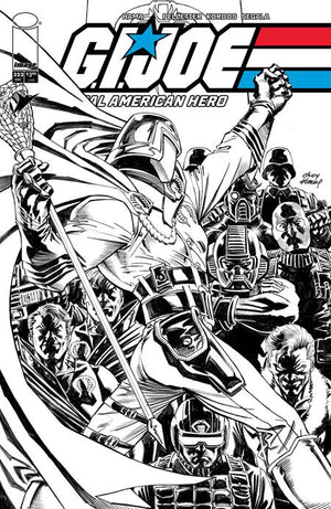 Gi Joe A Real American Hero #323  Andy Kubert  B&W Cover