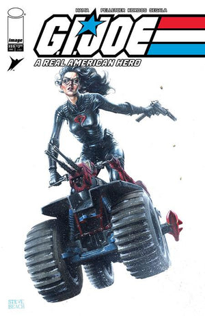 Gi Joe A Real American Hero #323  1:10 Steve Beach Gears Of Joe Foil Variant