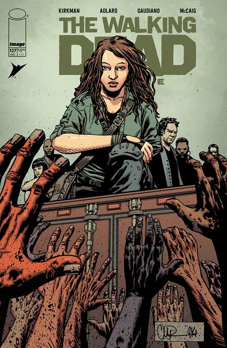 Walking Dead Deluxe #127  Charlie Adlard & Dave Mccaig Cover