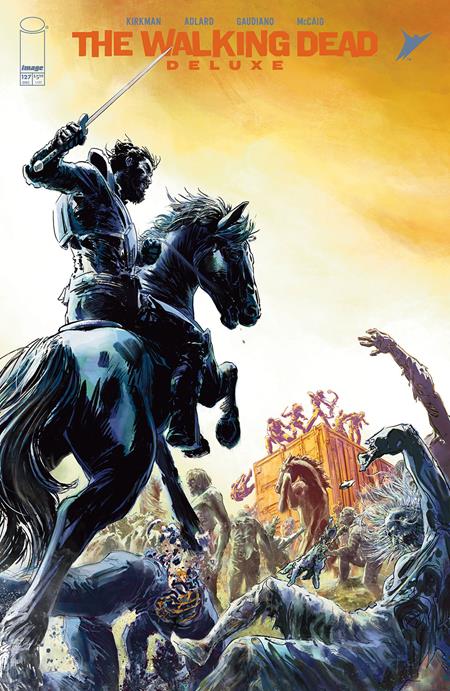 Walking Dead Deluxe #127  Steffano Gaudiano Connecting Cover