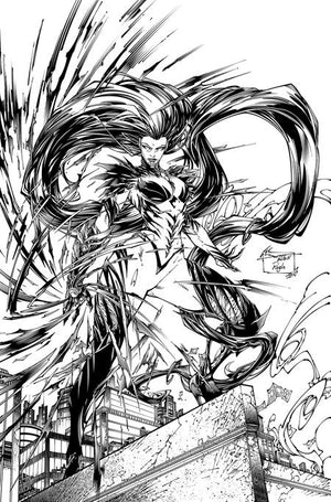 Witchblade #17  1:25 Brett Booth & Sal Regla B&W Variant