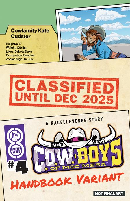 Wild West Cow-Boys Of Moo Mesa #4 (OF 4)  Aj Jothikumar Handbook Cover