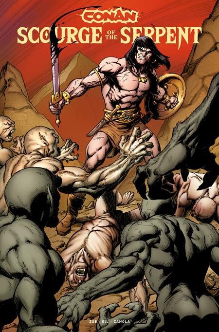 Conan The Barbarian Scourge Of The Serpent #4 (OF 4)  Mark Bagley Cover