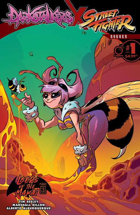 Darkstalkers X Street Fighter Rogues #1 (ONE Shot)  Brett Bean Cover