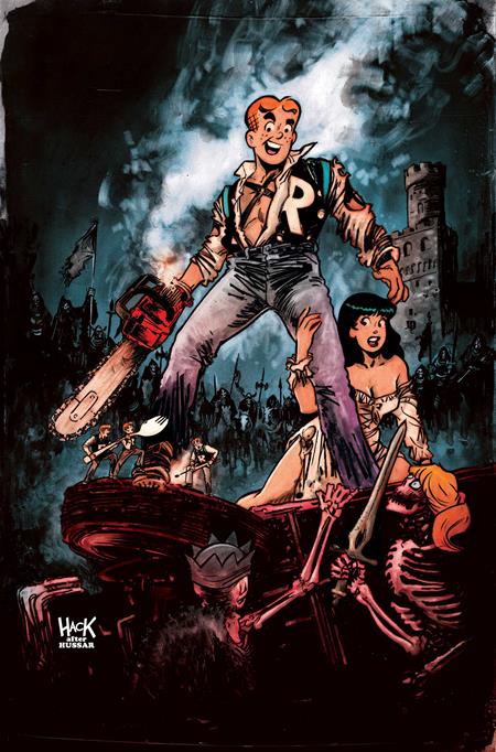 Archie X Army Of Darkness #1 Robert Hack Metal Virgin Cover
