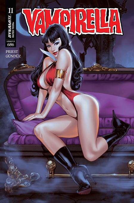 Vampirella #11 Elias Chatzoudis Cover
