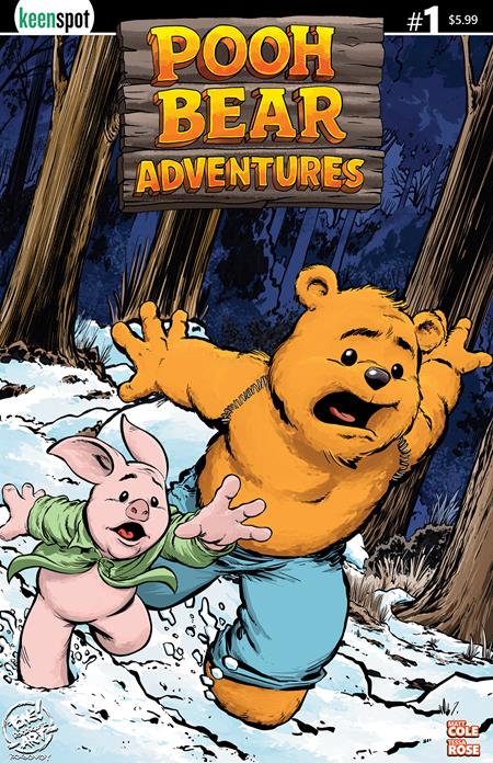 Pooh Bear Adventures #1 Tone Rodriguez (BAGGED With Trading Card) Cover