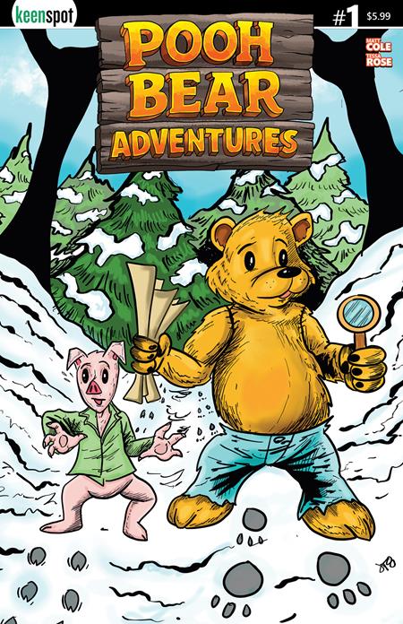 Pooh Bear Adventures #1  Jason Turner (BAGGED With Trading Card) Cover