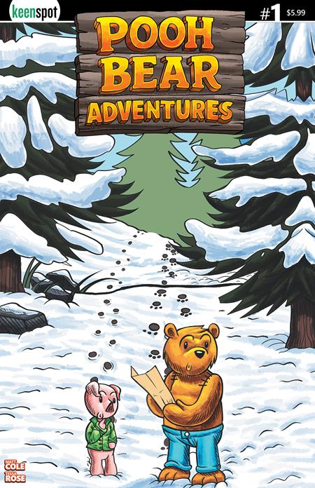 Pooh Bear Adventures #1 Jose Chirinos (BAGGED With Trading Card) Cover